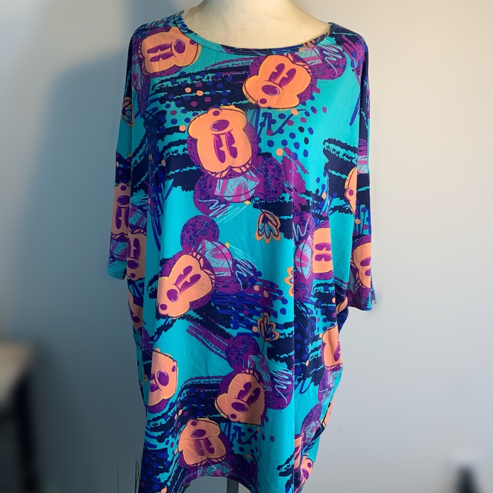 Lularoe Minnie Mouse tunic shirt large Disney comfy